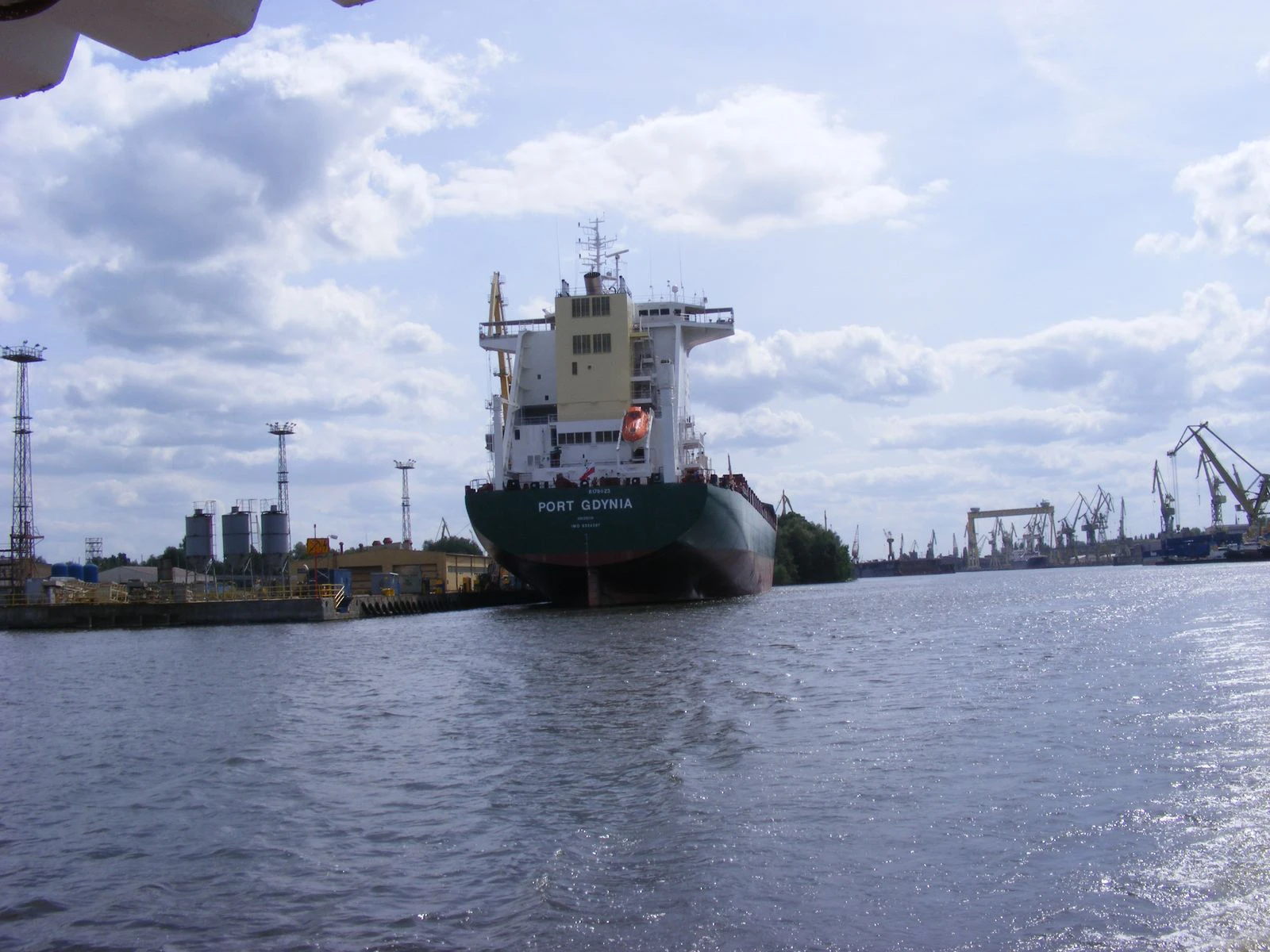 Trasa nr 1 - panorama Szczecina widziana z wody