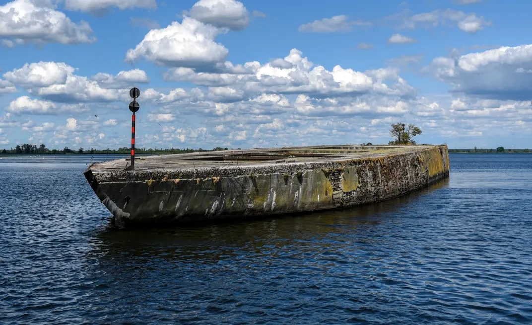 Trasa nr 3 - rejs ze Szczecina na Betonowiec, Jezioro Dąbie, Wieża Bismarcka